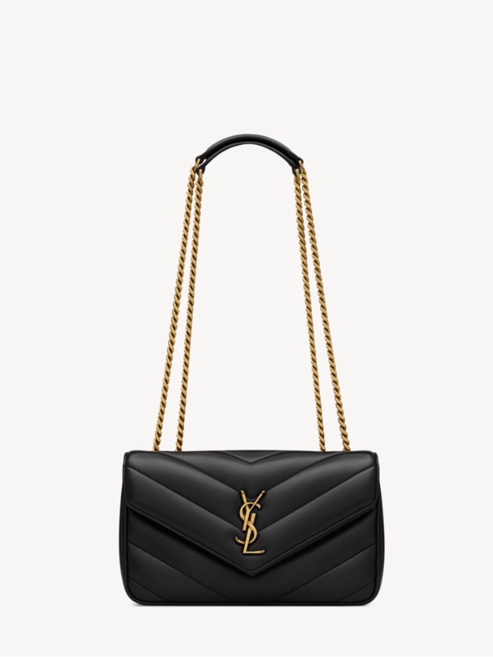 Saint Laurent Loulou Quilted Small Shoulder Bag